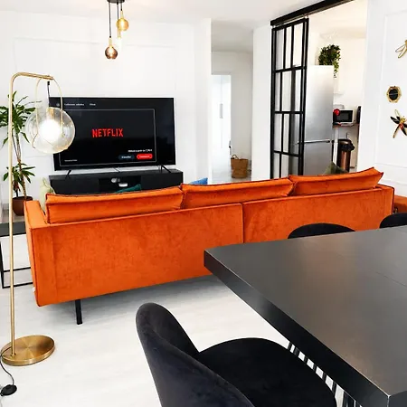 Lägenhet Le Daudet - Elegant 100 M2 - 3 & 2 Balcons - 7 Min Du Centre-ville Reims